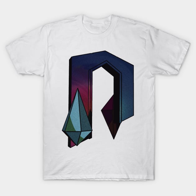 Low Poly Noisy Gateway version A T-Shirt by Zeroeroroo